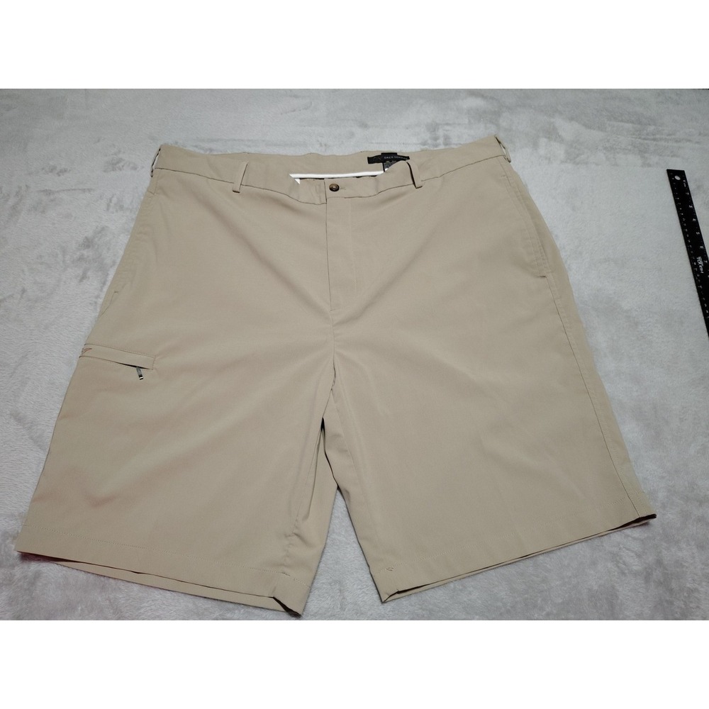 Greg Norman Chino Golf Shorts Men 42/13 Beige Lightweight Active Outdoors Stretc